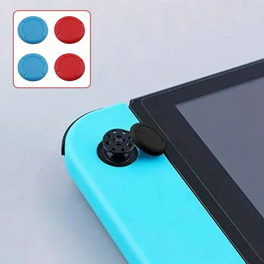 New Replacement Joystick Caps for Switch Joy-Con, Thumb Grips for Switch Oled & Lite, Repair Kit Accessories for Nintendo Controllers