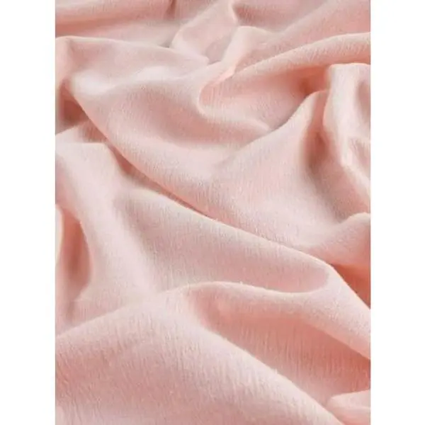 Blush Crinkle Cotton Gauze