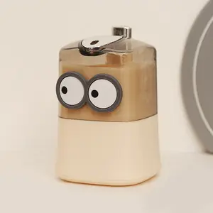 Automatic Pop-up Toothpick Dispenser – press-type, cute design with cartoon stickers. Perfect for kitchen & dining table