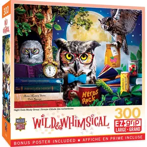 Wild & Whimsical - Night Owls Study Group 300 EZ Grip Puzzle