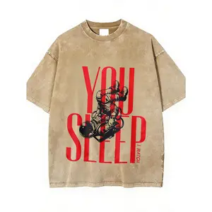 100% cotton pattern casual T-shirt - Summer clothing with red text and astronaut pattern - Retro and fashionable street style - Suitable as a gift for fashion enthusiasts