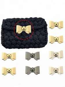 Butterfly Buckle Luggage Hardware Accessories, Leather Bag Metal Swivel Lock, Handbag Wallet Clasp, Handbag Accessory, DIY Bag Making Material, Suitable For Luggage, Backpack, Handbag, Crossbody Bag And Wallet Replacement Lock
