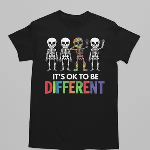 Its Ok to Be Different Awareness Tshirt