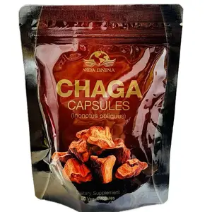 Chaga Capsules by Vida Divina – Antioxidant-Rich Mushroom Supplement for Daily Wellness  Dietary