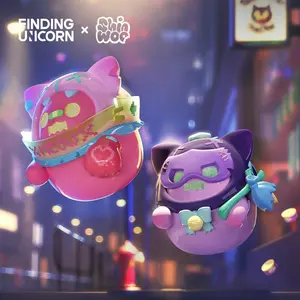 [FINDING UNICORN]【Live Unboxing】 ShinWoo BADDY BEAR TOWN Series Blind Box Cute Figures Desktop Ornament Collectible Toys Birthday Gifts