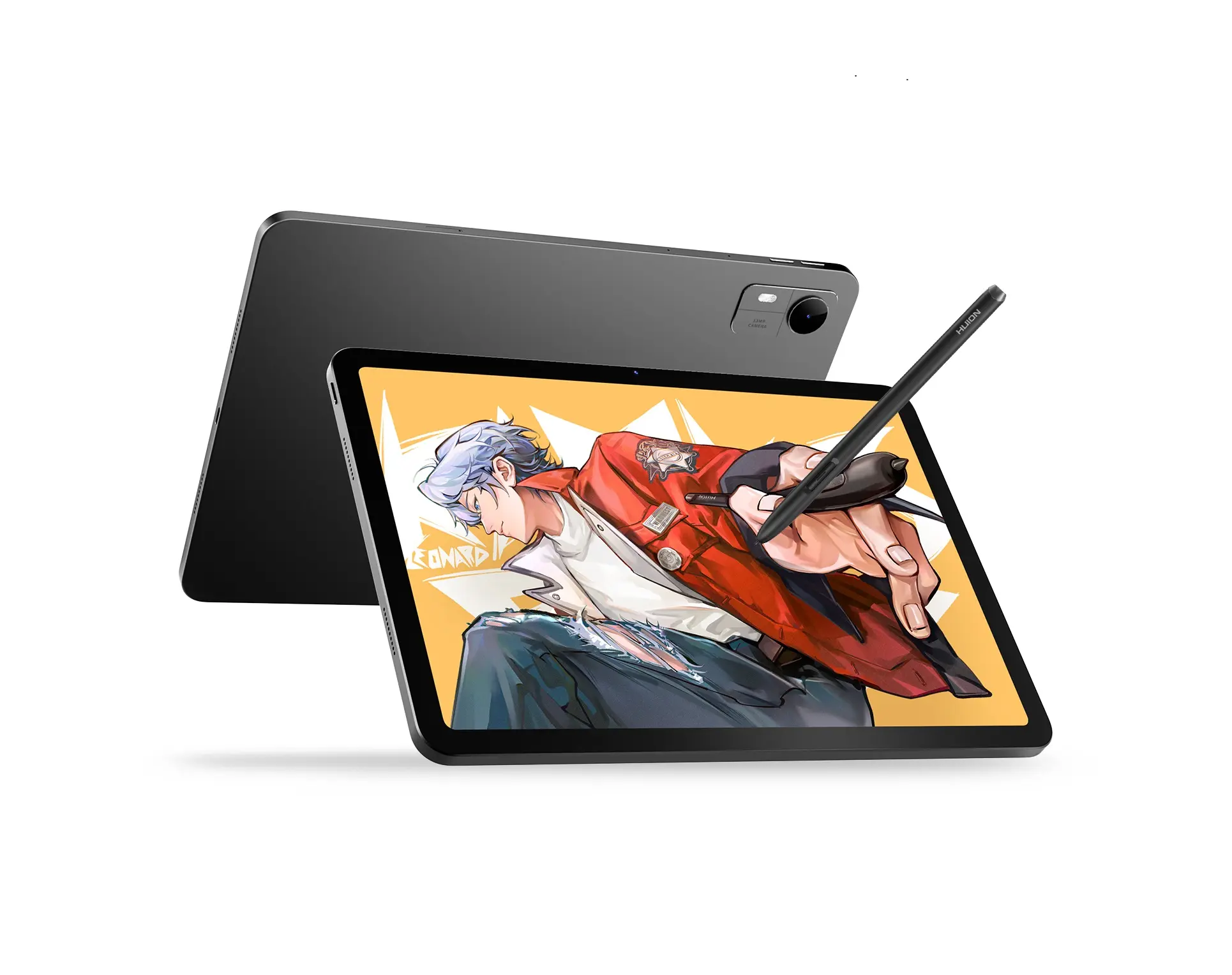 HUION Kamvas Pad 12 Standalone Digital Writing Tablet Device, 12.2" 2K Display, Android 16, Battery-Free Pen, 16K Pressure Sensitivity Levels, Portable Electronic Drawing Tablet