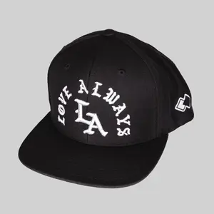 L A • ARC ANGEL_Black Snapback Cap