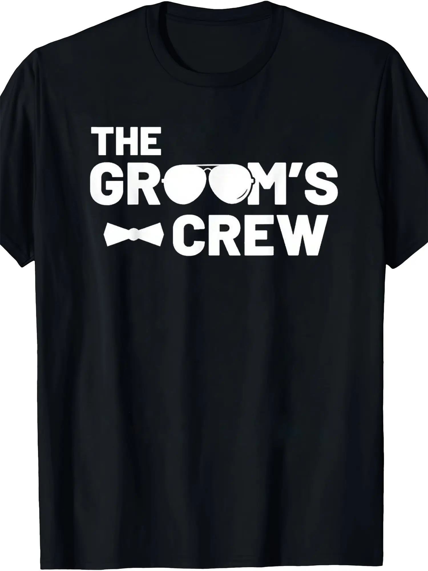Men's Squat Print T-Shirt for Groom and Best Man - 100% Cotton Lightweight Short-Sleeve Crew Neck Shirt, Paired with Squat Suit Set - Wedding Attire, Casual Wear, and Bachelor's Party Gifts