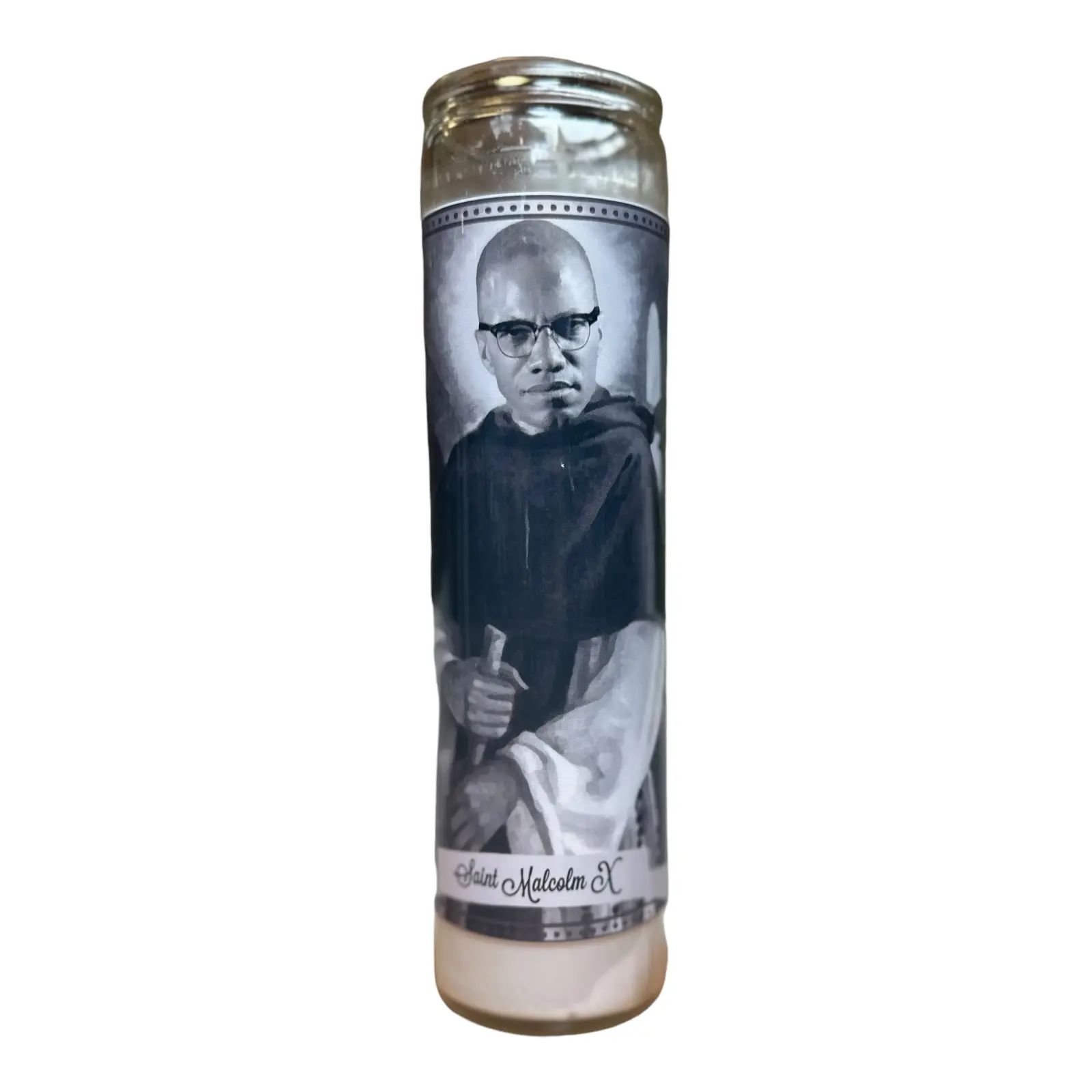 Malcom X Devotional 7 Day Altar Candle