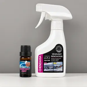 Car Headlight Restoration Kit, Removes Yellowing & Oxidation, Repairs Scratches, Restores Crystal Clear Visibility, Headlight Cleaner