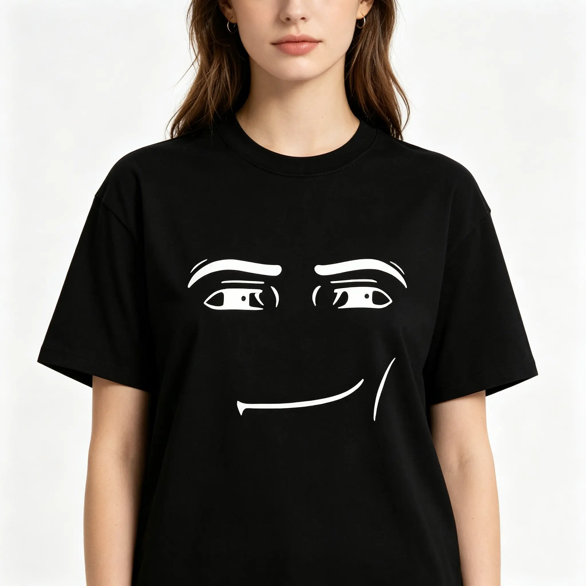 Tシャツ入りフレーム　meme ポンチョガール t-shirt roblox girl meme - TikTok Shop