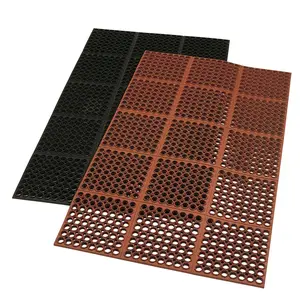 Rubber-Cal "7/8 in. Dura-Chef" Rubber Comfort Kitchen Mat - 7/8 in x 38.5 in x 58.5 in - Rubber Mat