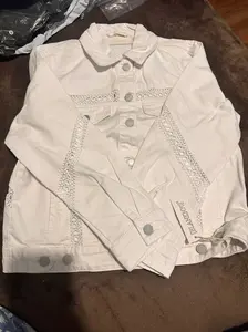 White Denim BlankNYC  Women Jacket