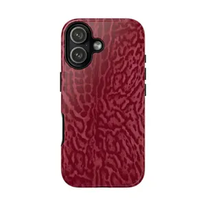 Burgundy Leopard Print Tough Phone Case, Stylish Protective Cover Hard Case Tough 2-piece Phone Case,phone Case Suitable for Iphone 11/12/13/14/15/16/17 Pro Promax Plus Air