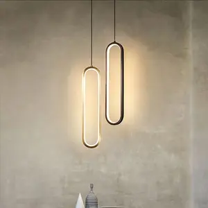 LED Modern Nordic Style Decorative Pendant Light, Suitable for Living Room, Dining Room, Kitchen Island, Bedroom, Indoor Lighting, Three Color Lights