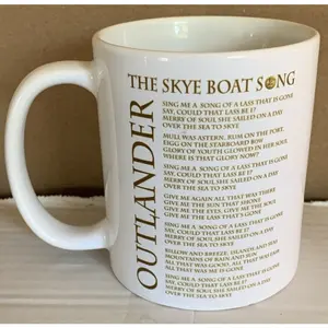 Outlander The Skye Boat Song Lyrics Mug