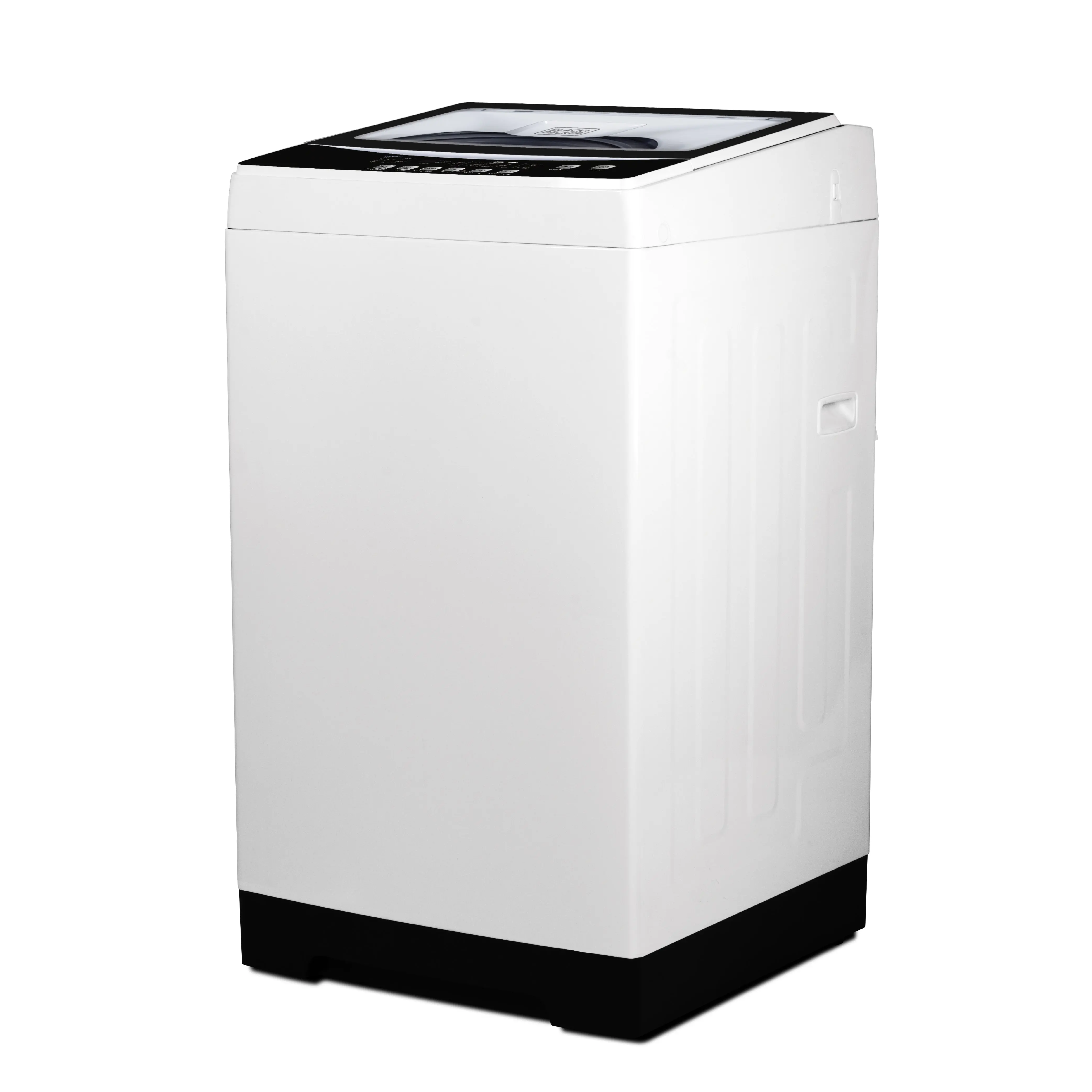 BLACK+DECKER Small Portable Washer - 1.7 cu.Ft High Efficiency Energy Saving Model with 8 Cycles, Transparent Lid, LED Display, Quick Wash for Heavy Loads & Diapers, Household Quick Wash Portable Washer, Quick Wash Portable Washers