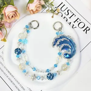 Wave Style Bag Charm,Delicate Handbag Pendant Accessory for Women, Detachable,Pretty Mother's Day Gift,Ideal Birthday Gift for Girls & Women,Summervibes