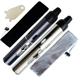 Lighters,Refillable Lighter,-in Detachable Jet Lighter Cooking,Black and Silver