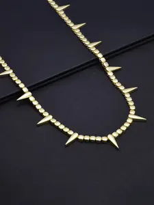 1PC ICED CHICS Thorn necklace, Cuban Link Chain, hip-hop casual style, suitable for both men and women. The material is stable and does not fade, making it suitable for daily wear