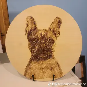 Laser Etched Portrait - Customizable and Personalized