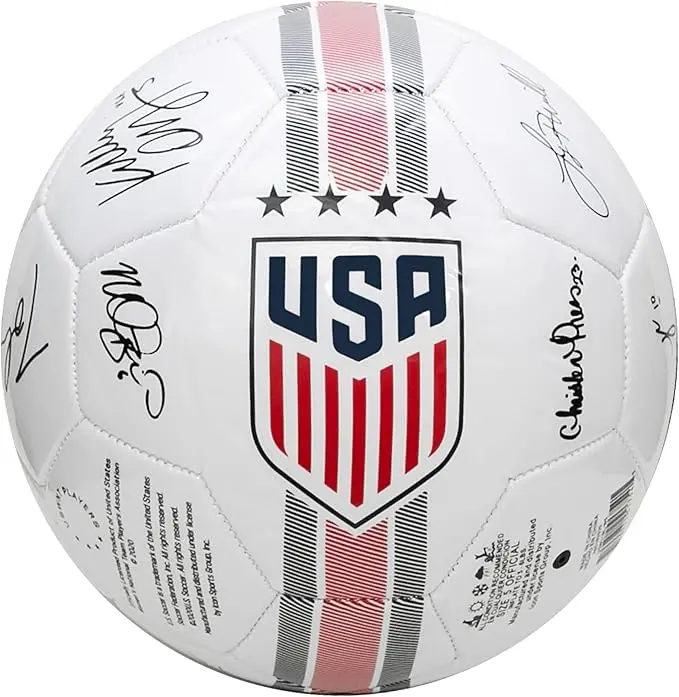 U.S. Soccer Federation US Soccer USWNT Signature Soccer Ball - Size 5 Whtie