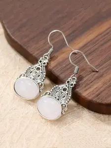 Elegant Handmade Hollow Out Earrings, Synthetic Zircon Pendant, Suitable for Women Daily Wear and Parties, All Seasons