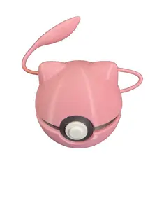 3D Printed Mew Pokeball - High-Quality Collectible Item for Mew Fans and Pokemon Enthusiasts !