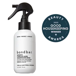 Bondbar Lamellar Water Rinse, Lightweight formula, adds smoothness and hydration, helps to reduce frizz, 4 Fl Oz