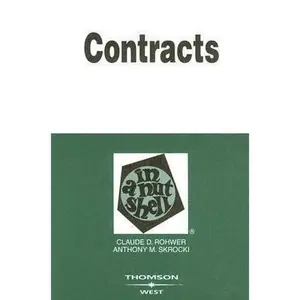 USED-Contracts in a Nutshell by Anthony M. Skrocki (Paperback)