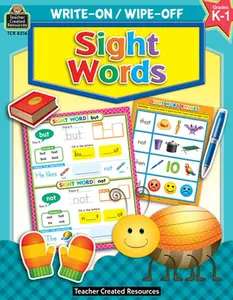 USED-Write-On/Wipe-Off: Sight Words by Teacher Created Resources (Paperback)