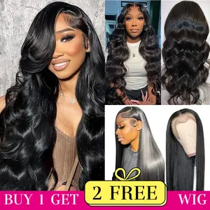 [Combo sale 26"&22"&22''] ‘’buy 1 get 3 wig‘’ 13x4 Lace Front Wigs Human Hair with Baby Hair 180% Density Human Hair Wigs for Black Women