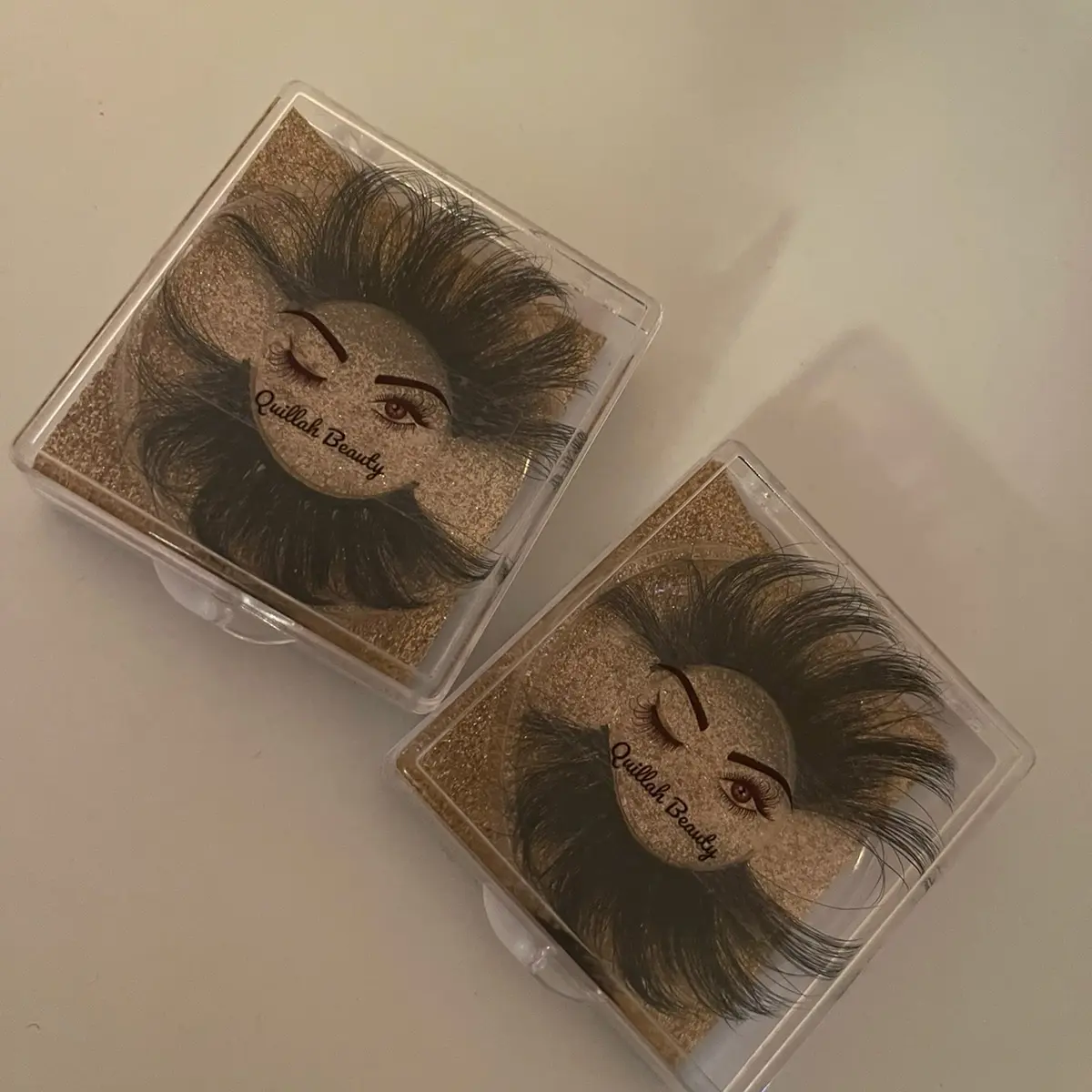 QB Gold False Eyelashes- Long