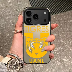 Tigres UANL ligamx Aesthetic Design Pattern Casing For iphone 17 16 15 14 13 12 11 7 8 Plus ProMax AIR Samsung S22 S23 S24 S25 PLUS ULTRA Flaunt Mobile Phone CaseHard TPU PET PC Black ShockproofSmartphone Cover
