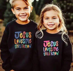 Jesus Loves Me This I Know Youth T-shirt, Sweatshirt Unisex Youth Size XS-XL