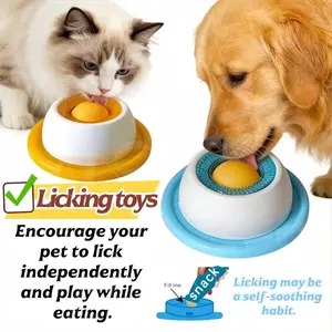 Yogurt Licking Toy for Dogs and Cats, Durable Slow Feeder Bowl, Oral Health Promotion, Fun Design, Reduces Boredom, Suitable for Wet Food and Snacks