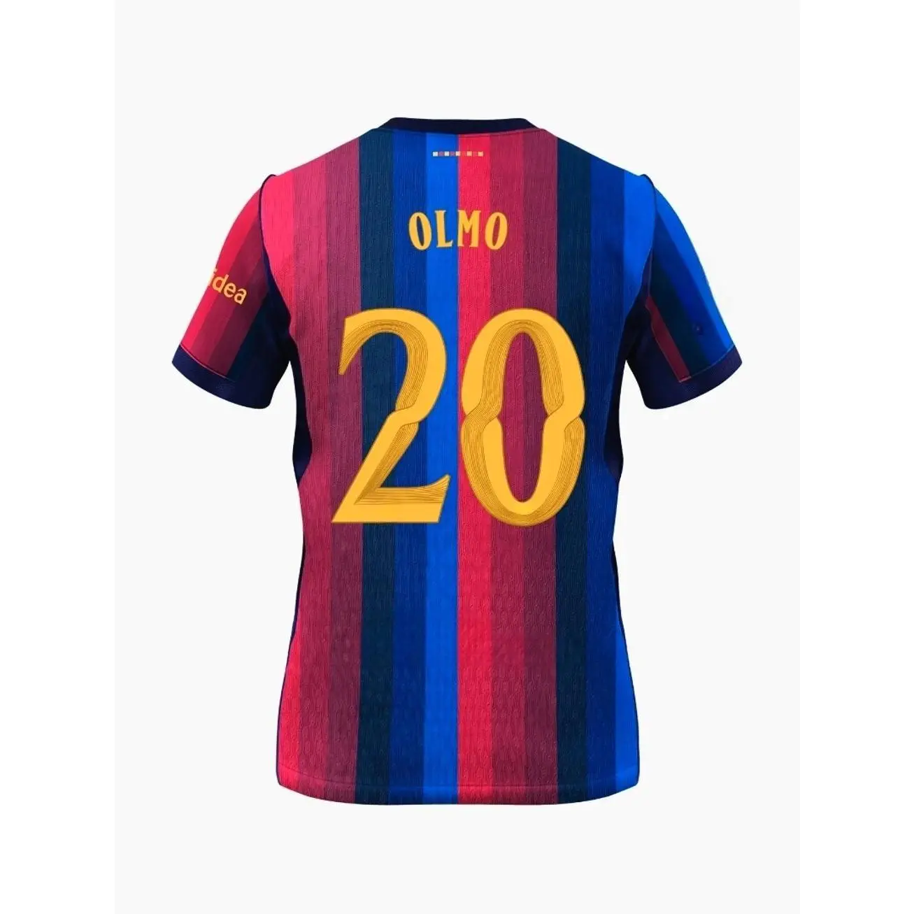 Unisex Soccer Athletic Short Sleeve Football Shirt Sports Fan Training Top Breathable Lightweight Casual Streetwear DANI OLMO 2026/27 Home Replica Jersey