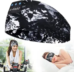 Sleep Headphones Bluetooth 5.4, Headband Earphones Wireless, Sleep Mask for Sleeping, Sports, Gifts, Workout, Jogging, Yoga,Insomnia, Air Travel, Meditation