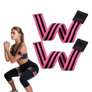 Blood Flow Restriction Bands for Women Butt Lift, BFR Occlusion Thigh Bands for Workout Squat Hip Building