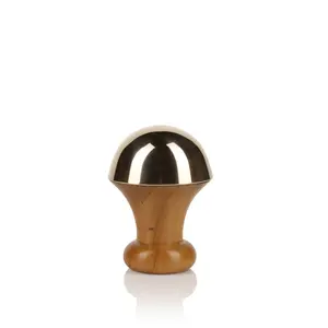 Kansa Organics [Set of 1] Kansa Eye Flowies Facial Depuffing Anti-inflamatory Massage Tool for Lymphatic Drainage Skincare Delicate Tightening Comfort Lightweight