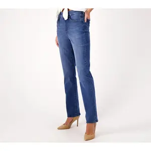 NYDJ Curve Shaper Marilyn Straight Jeans- Heavenly