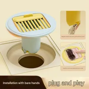 Anti-Odor Comb Drain Cover, Universal Filter Mesh, Bathroom Drainage Filter, Anti-Odor Insect Prevention, Pipe Blocker