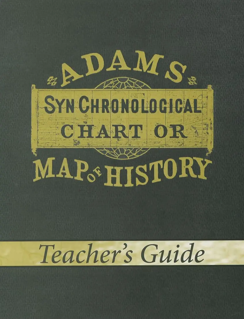 Adams Synchronological Chart or Map of History (Teacher's Guide) -- Master Books - Paperback