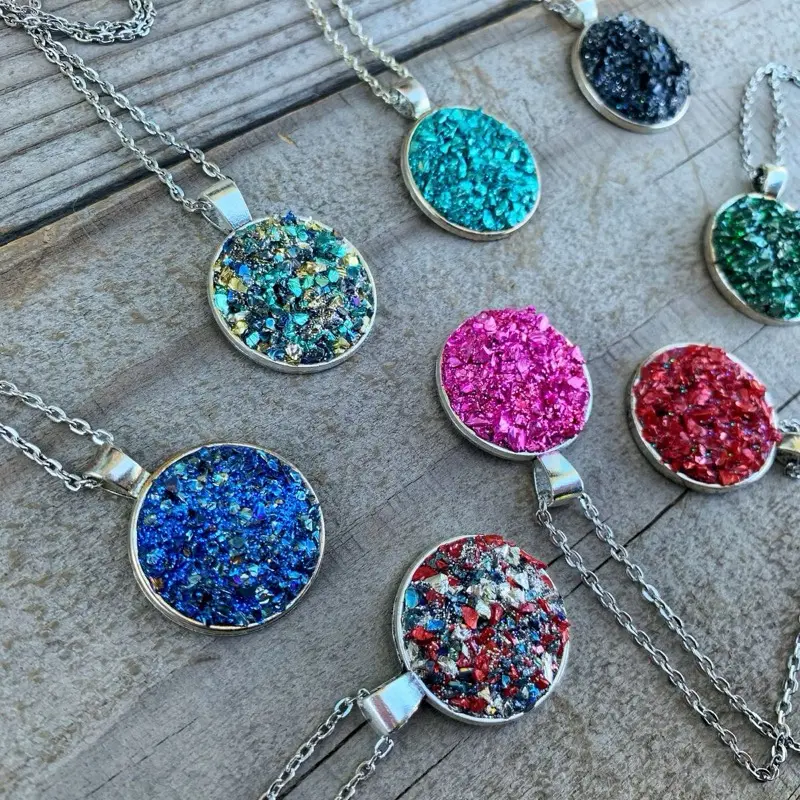 Handmade Druzy Necklace