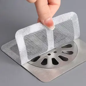 Floor Drain Hair Catcher Filter Net, 3/6/12 Pack, Home Bathroom Kitchen Drain Cover, Prevents Clogs, Easy Installation