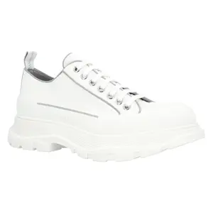 Pre-owned Alexander McQueen Men's Alexander McQueen Tread Sneaker 'White Grey' by Rebag