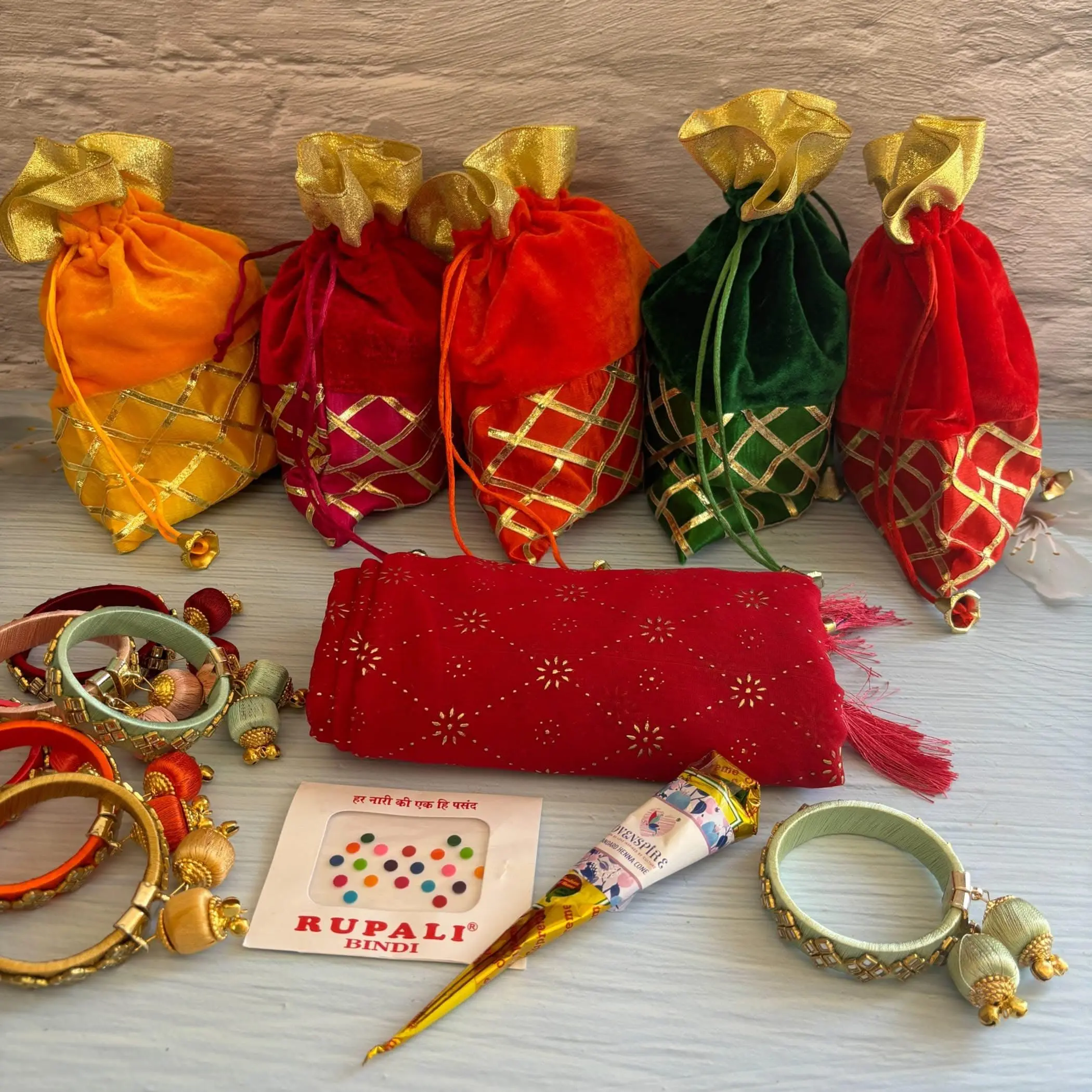 Celebrate Tradition with Sacred Elegance | Indian Festival Gift Hamper | Perfect for Navratri, Varalakshmi Vratham & Pooja Ceremonies
