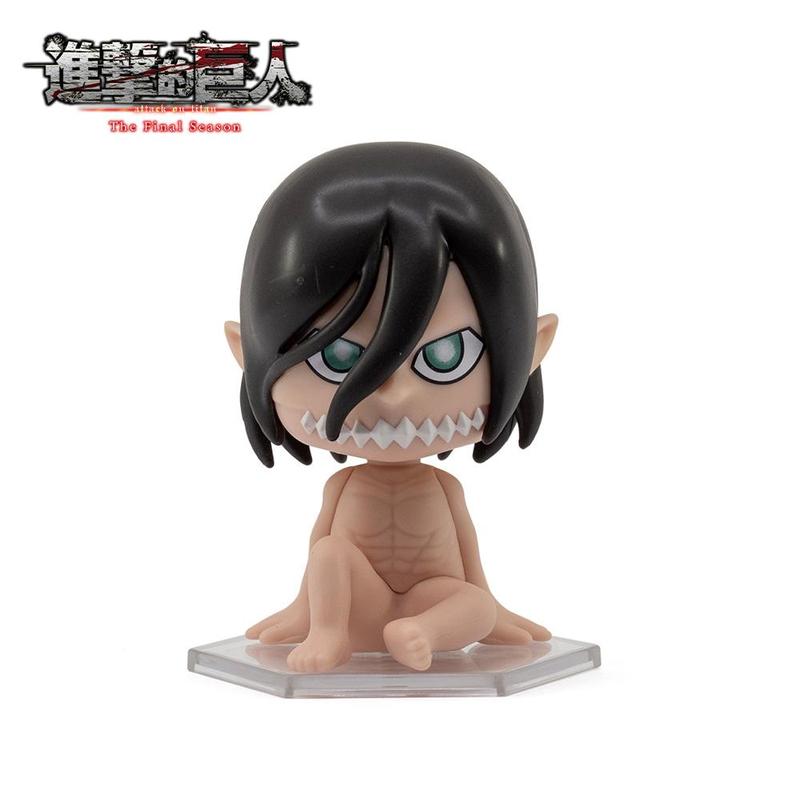 Attack on Titan Blind Bag Keyring/Blind Box Figure 1pc Random One Officially Licensed 3D Cartoon Mystery Anime Keychain Bag Clip Table Decoration Armin Eren Mikasa Levi Hange Christmas Halloween Friends Birthday Anniversary Gifts Limited Edition Accessory
