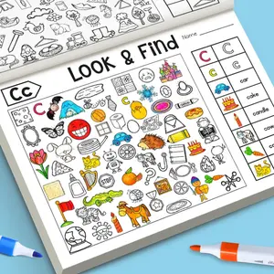 Look and find fun, find games, children's observation, concentration, enlightenment, coloring