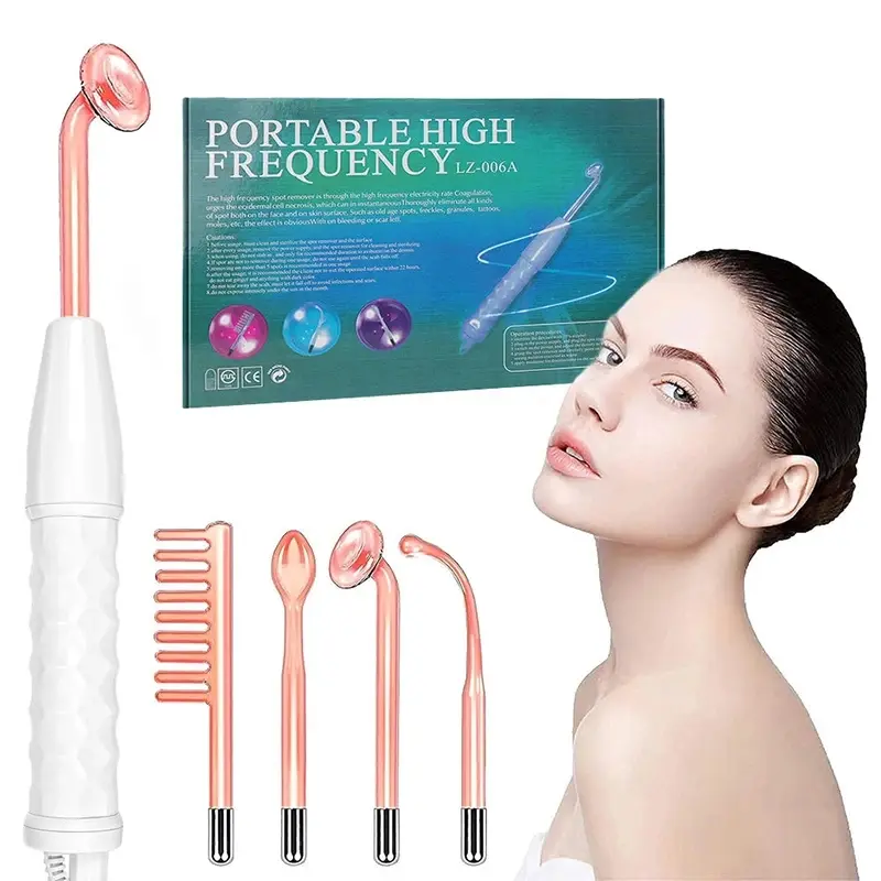 Multifunctional Facial Massager Stick, High Frequency Skin Care Device, Home Use Beauty Instrument, Facial Beauty Massagers, Gift Box Packaging